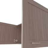 Nakya Kitchen Wall Cabinet with 2 Doors, White Oak B128P314811
