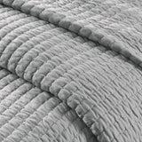 3 Piece Quilt Set Grey King/Cal King B035129039