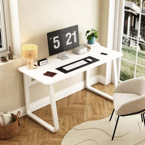 ZUN L39.3inch Computer Desk Modern Simple Style Desk for Home Office, Small Writing Table Study Corner W2781P191991