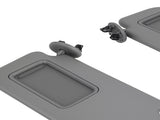 Pair Gray Sun Visor Parts fit for Toyota Corolla 09-13 Driver Passenger 18396125