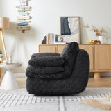 Liyasi Full Compression sofa chair with swivel add Ottoman W820P312317