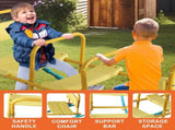 Kindergarten Children Outdoor Rocking Horse Outdoor Park Playground Equipment Double Or Triple 62684863