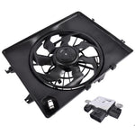 ZUN Radiator Condenser Fan Assembly 253802T500 for Hyundai Sonata Kia Optima 2.4L l4 45542614