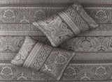6-Piece Full/Queen 6 Piece Jacquard Quilt Set with Throw Pillows,Grey B035P408226