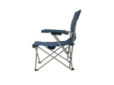 Hard Arm Camping Chair with Durable Polyester Seat and Steel Frame, Portable with Cup Holder 06372300