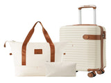 Luggage Sets 3 Piece Carry on Luggage 22x14x9 Airline Approved, Lightweight Hardshell ABS Suitcases PP532403AAO