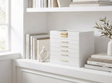 6-Layer Jewelry Organizer, Cloud White & Gold 28922859