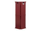 Corner Curio Cabinet Lighted Corner Display, Display Shelf Shelving Bar cabinet with Tempered 48787179