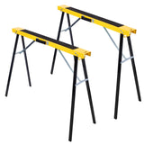 Saw Horses 2 Pack, Folding Portable Work Horse with Fast Open Legs, Convenient Handle, Heavy Duty 74052394