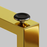 51" Modern Minimalist Rectangular Glass Dining Table for 4-6 with 0.31" Tempered Glass Tabletop and W2189133710