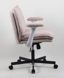 Cross-Legged Friendly Office Chair with Criss Cross Frame, Rolling Casters & Fold-Down Arms, 95051555
