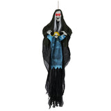 Halloween Animated Witch Decor - Sound-Triggered Activation, Included Hanging Rope, Realistic Torn 23945125