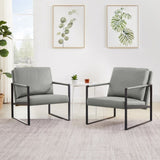 Lounge, living room, office or the reception area PVC leather accent arm chair with Extra thick W135958342