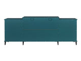 62" TV Stand, Buffet Sideboard Cabinet, Teal Blue W96570022