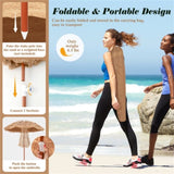 6 foot portable beach umbrella with adjustable tilt 67785564