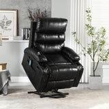 21"seat width,large size Electric Power Lift Recliner Chair Sofa for Elderly, 8 point vibration W214111181