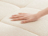 33 White Sofas White Chenille - Armless Seat and ottoman W714P292682