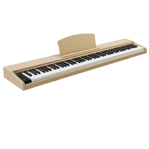 ZUN GPP-107 88 Key Full Size Semi-Weighted Standard Keyboards Wooden Digital Piano with MIDI Bluetooth, 97981675