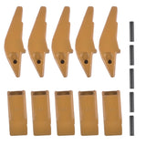 Weld-on Flush Mount L2520N-2AH Bucket Shanks 2A Bucket Teeth with Pins 5 Packs Fit for Many Small 03798286