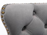 Swivel Velvetstools Adjusatble Seat Height from 25-33 Inch,17.7 inch base, Modern Upholstered W1143P324533