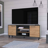 ZUN Washington TV Stand 7 Cubby for TVs Up to 65'' B128P148842