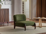 25.5" Modern Boucle Lounge Chair with Solid Wood Frame, Soft and Durable Boucle Upholstery, Perfect N767P256376G