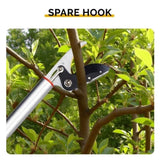 Long Reach Pruner for Garden, Cut & Hold Telescopic Pole Pruner, Fruit Picker Tree Branch Cutter 28470348