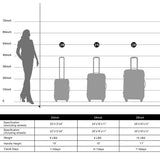 3 Piece Luggage Set Hardside Spinner Suitcase with TSA Lock 20" 24" 28" Available 83145611