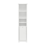 ZUN 64" Tall Bathroom Storage Cabinet for Small Space, Floor Standing Cabinet for Living Room Bathroom 69704057