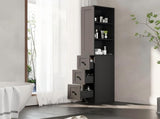 Birmingham Narrow Sided Cabinet 69 Tall Bookshelf With Drawer, Birmingham-Style Design Narrow 33575095