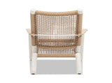 Atlas Adirondack Outdoor Lounge Chair Natural Beige All Weather Wicker B2719P320846