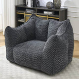 Sofa chairs with highly resilient foam for living rooms and bedrooms, comfortable square lazy, W1996P252270