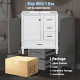 30" Bathroom Vanity , Modern Bathroom Cabinet with Sink Combo Set, Bathroom Storage Cabinet with a WF321698AAK
