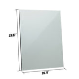 33.07"L x 26.77"W Mirror for Wall, Hanging Mirror for Salon, Barbershop, Bathroom, Bedroom W2181P153078