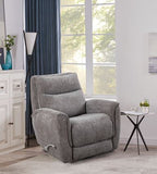 Man Wah Brisbane Upholstered Swivel Recliner, Granite B2707P311397