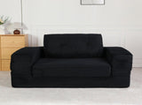 Compression Human Dog Sofa Bed for Adult & Pets,Modern Floor Couch With Pillow for Living Room 51304320