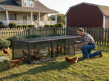 83"Thickened Chicken Coop Durable Pigeon Cage Outdoor Use Comfortable Poultry Cage For Home Breeding W2887P470168