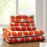 ZUN Cotton Jacquard Bath Towel 6 Piece Set B03596395