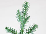 6FT Curved Christmas Tree green PE tree with 830 Tips, irregular shape, realistic appearance and a 08080708