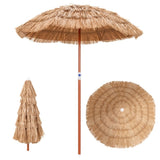 6 foot portable beach umbrella with adjustable tilt 67785564