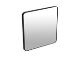 24 x 32 Inch Bathroom Mirror Black Aluminum Frame 74258517