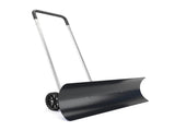Snow Pusher with Wheels 37 Inch Extra Wide Snow Shovel Ergonomic Adjustable Handle Black 37147410