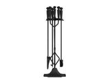 5-Piece Fireplace Tool Set with Tongs, Shovel, Broom, and Poker 47776966