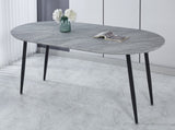 Extensible table,DINING TABLE,OFFICE TABLE,COFFEE TABLE,metal leg,100/140/180x100x75cm W234P193020