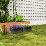 ZUN Garden Bed、 Galvanized Planter 52494762