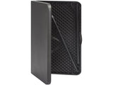 34" Square Resin Fold-in-Half Table, Rich Black 46554996