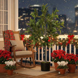 Artificial Tree Christmas Potted Fake Plant Natural Green Tree for Holiday Living Room Office Home 98112458