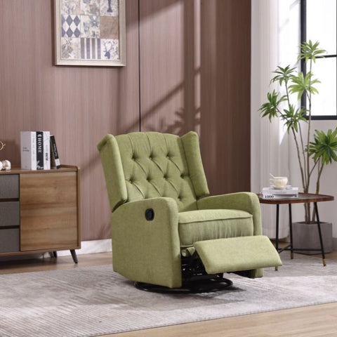 ZUN COOLMORE Recliner Chair,360 Degree Swivel Nursery Chair,Glider Chair,Modern Small W1539P151224