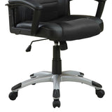Black Office Chair with Casters B062P153803
