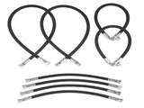8x Front Loader Hydraulic Hoses Set Replacement for Kubota LA350a LA401 Replace 75535-66620 04653669